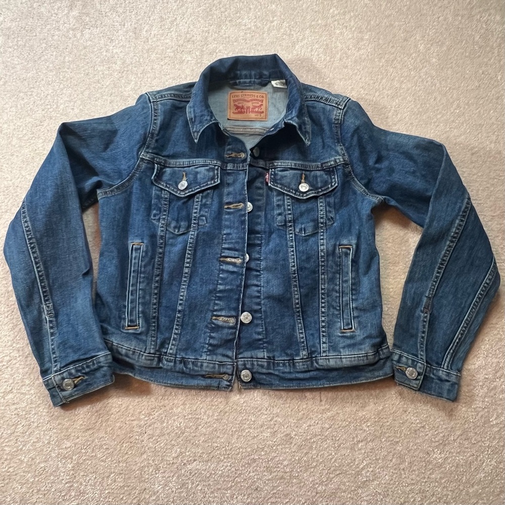 Levi's Classic Blue Denim Jacket‎ Sz S women